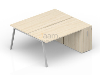 Мебель для персонала Составной стол с приставными шкафами Tower (меламиновые аутлеты) AR2TPM148T072