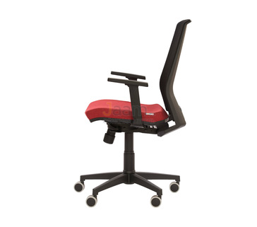 Кресло для персонала Лайт/П Ткань кат. 1 пластик черный без. подл./база пластик