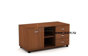 Кабинет руководителя Тумба выкатная широкая КЭ 14.0