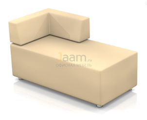 Офисный диван кожаный M2-2VL/2VR