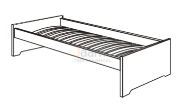 Мебель для гостиниц Кровать на металлическом основании R5525