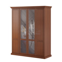 Кабинет руководителя Гардероб четырехстворчатый, высокий, глубокий ПК-ВР-ГГ233Х192/2ДГ/2ДЗ