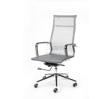 Кресло для руководителя Хельмут H-102 серая сетка